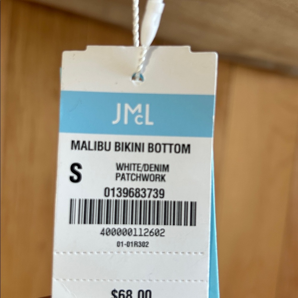 J. McLaughlin Blue and White Bikini Bottom - Picture 5 of 5